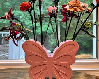 Butterfly Bouquet Holder - Flower Pot for Brick Bouquets - Compatible with LEGO