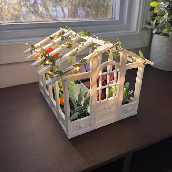 Brick Succulents Greenhouse Display | 3D Printed Botanical Display for Set  #10309 - Etsy