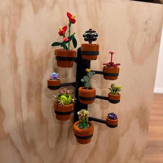 Tiny Plants Wall-mounted Display Tree - for Brick Succulents