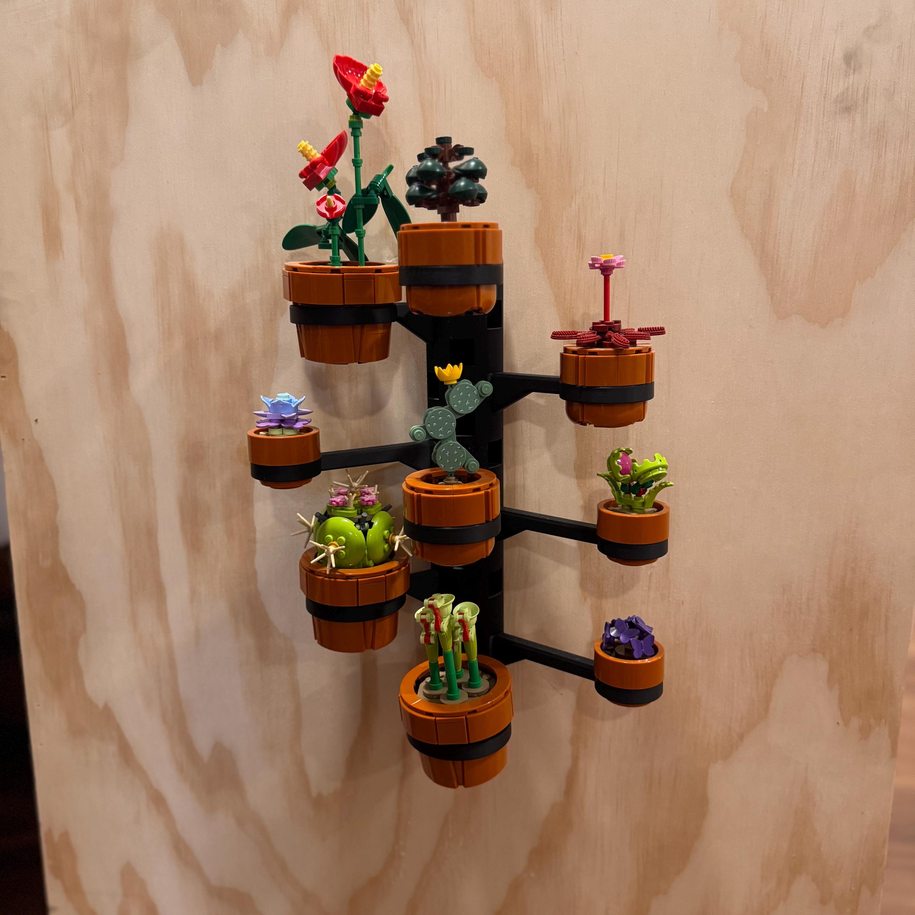 Tiny Plants Wall-mounted Display Tree - for Brick Succulents
