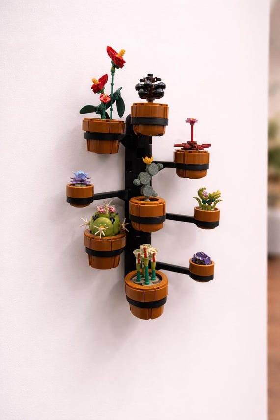 Tiny Plants Wall-mounted Display Tree - for Brick Succulents #10329 - 3D  Printed Plant Holder - Etsy