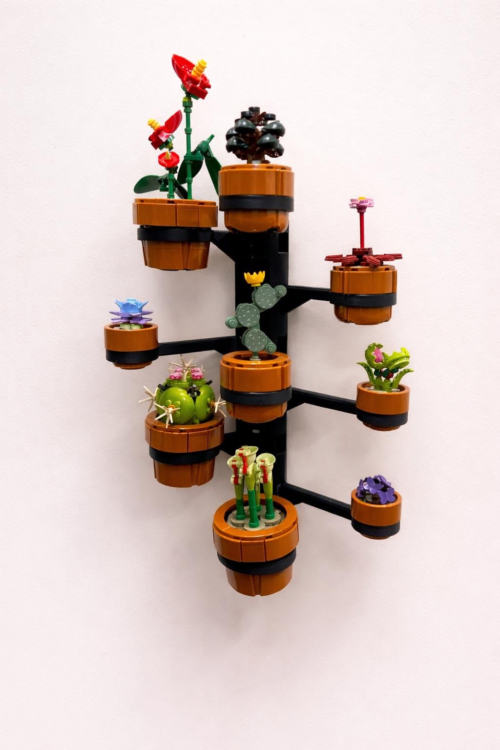 Tiny Plants Wall-mounted Display Tree - for Brick Succulents