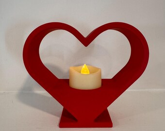 Heart Tealight Candle Holder | Romantic Home Decor | Anniversary or Valentine Gift