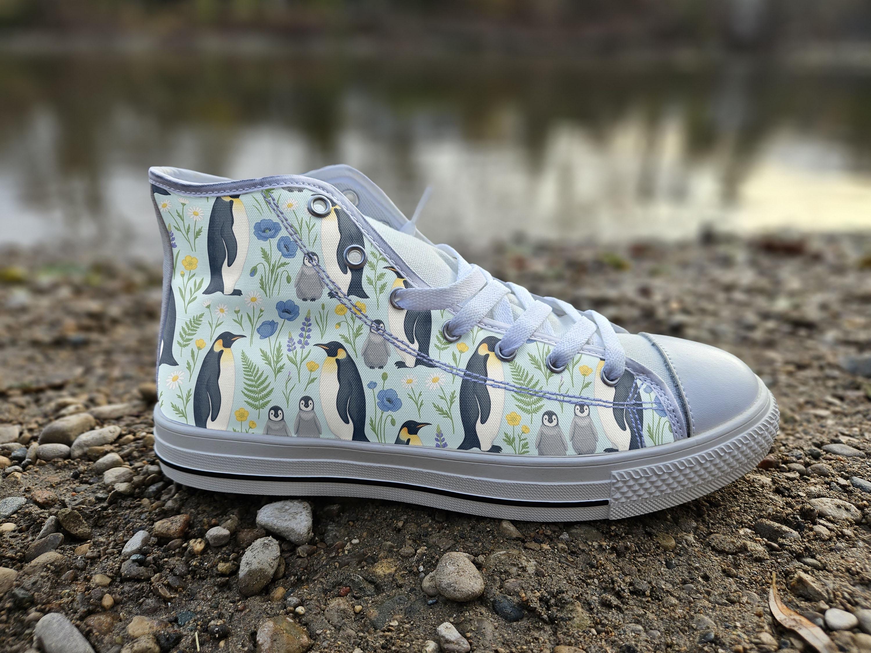 Penguin Converse - Etsy