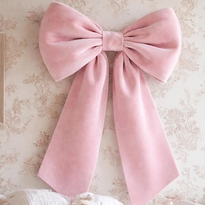 Wedding Velvet Bow: Oversized, Reusable - Glossy Foam Core