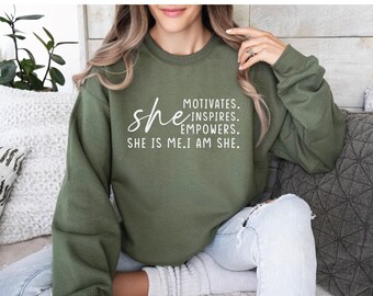 Sudadera "Soy Ella": Un regalo inspirador para la mujer