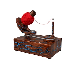 Automatic Yarn Ball Winder, 20 oz Yarn Cake Maker, Adjustable Speed, Crochet Electric Tool