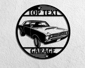 1968 Classic Dart 426 Hemi Personalized Metal Car Sign – Custom Garage Decor Wall Plaque