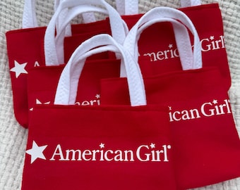 Girl Felt party favor bags/ American souvenir bags/