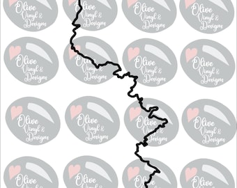 Tail of the Dragon Road Vinyl Decal Sticker - Choose your Size and Color