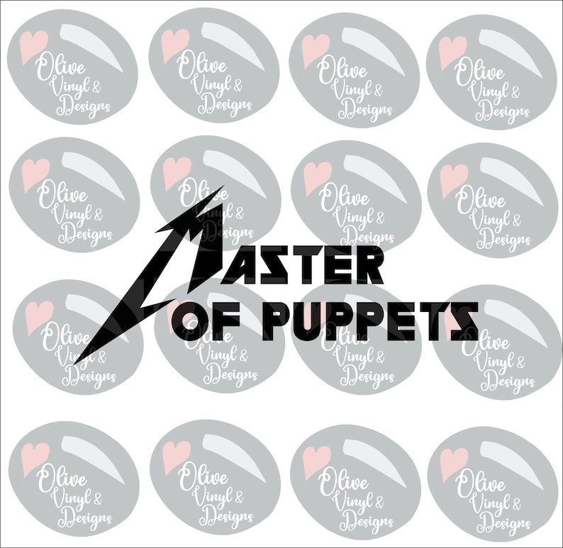 Master of Puppets Metallica Vinyl Decal Sticker - Choose Your Size and ...