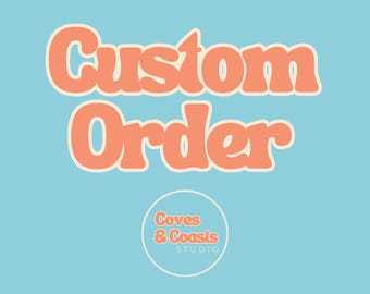 Kundenbestellung von Coves & Coasts Studio
