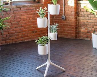 Soporte moderno para plantas de interior | Soporte vertical para plantas | Decoración minimalista | Jungla urbana | Sistema de plantación modular