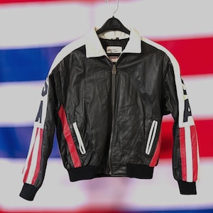 Michael Hoban Leather Usa Jackets - Etsy