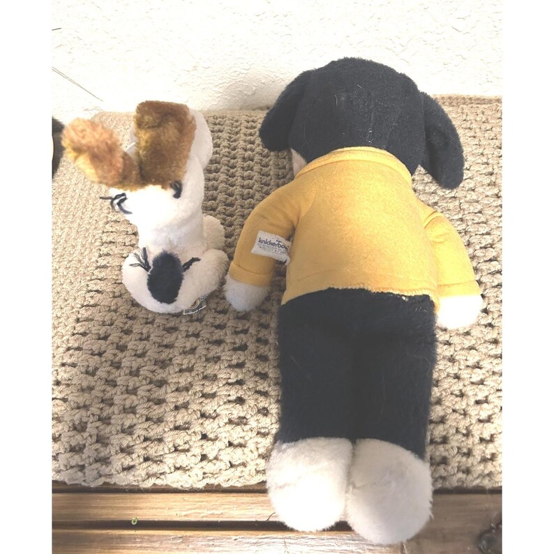 Disney Dakin Mickey Mouse Odie Plush Lot 12" 7" Vintage 1976 1983 imagem 2