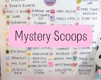 Mystery Scoops, Lucky Scoops, 50 items, Cute Stationary and accessories, Free gift with every order