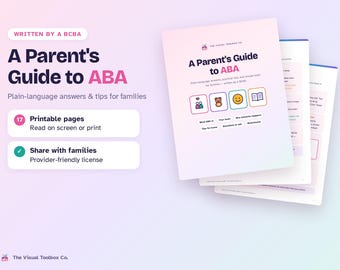 ABA-Elternleitfaden | Ressource für Familien (Digitaler Download)