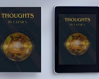 THOUGHTS | Emotional Poetry eBook PDF | Introspective Writing on Fear, Hope & Self-Discovery | Digital Poetry Book