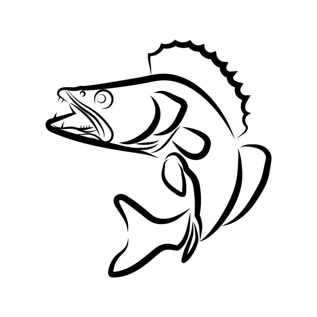 Zando Icon Zander Fish Logo SVG, PNG, PDF, EPS Cut File, Zander, Fish, Logo, Icon ...