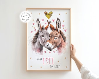 Cadeau de mariage | Téléchargement PDF instantané | Affiche de mariage à imprimer | Carte humoristique pour les mariés