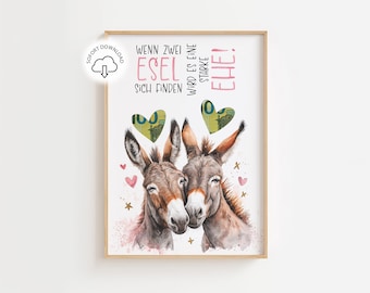 Carte cadeau humoristique pour un mariage | Modèle PDF instantané | Affiche de mariage humoristique | Idée cadeau pour les mariés | Carte d'argent