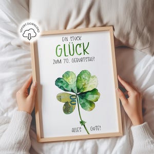 Geldcadeau voor een 70e verjaardag | Afdrukbare PDF-sjabloon | Direct te downloaden cadeau-idee | 70e verjaardagskaart | Cadeauverpakking voor geld