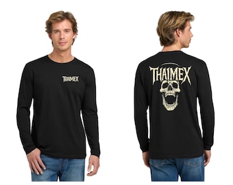 The Scream Skull Långärmad T-shirt