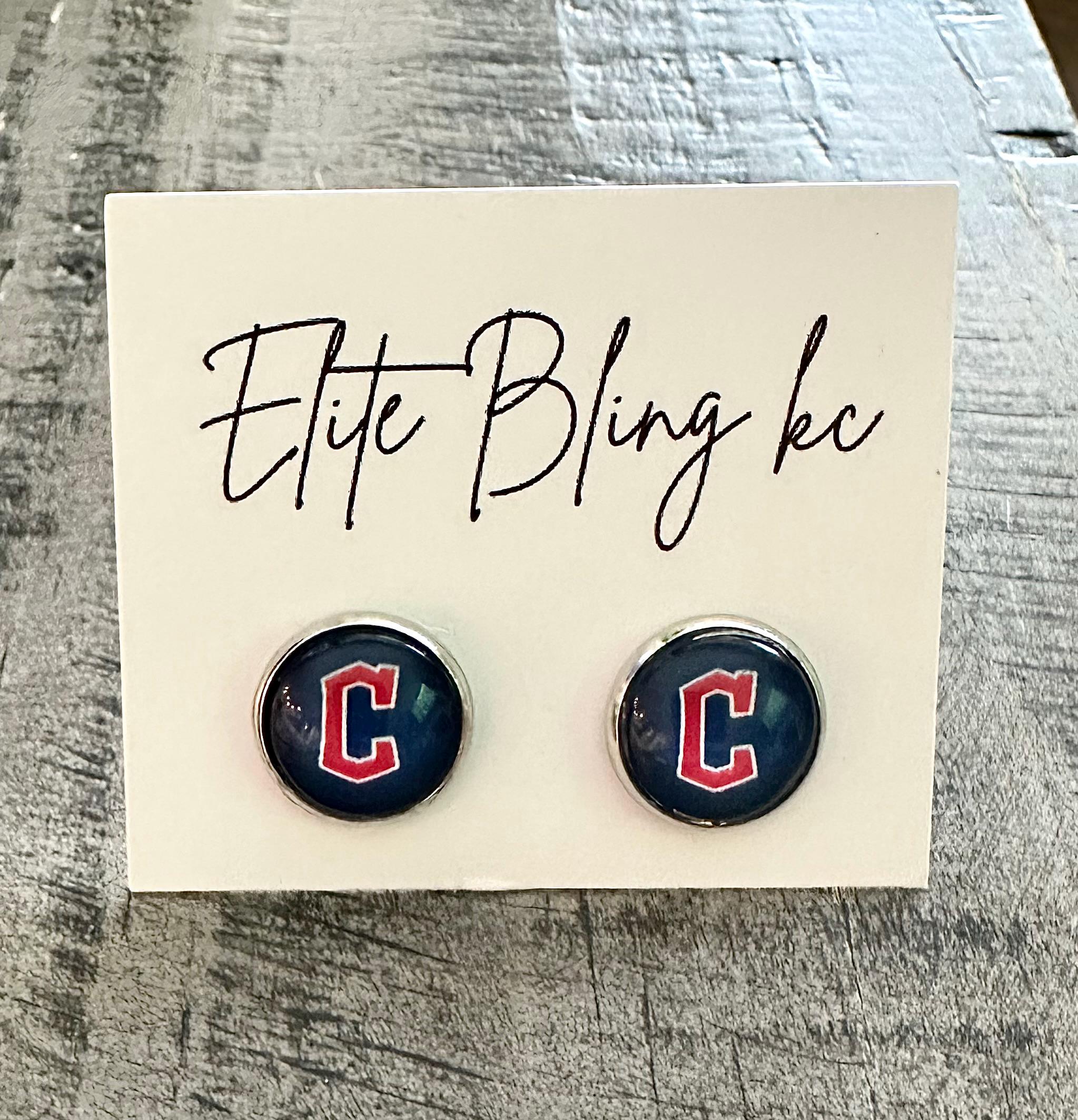 Cleveland Guardians Stud or Dangle Earrings  | 12mm