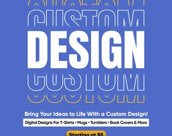 Custom Digital SVG | Stickers for T-Shirts, Mugs & Tumblers | Printable Design
