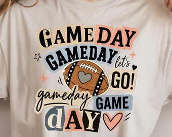 Game Day PNG, Football gameday PNG, Sports clipart (Digital Download)