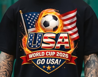 Copa Mundial de EE. UU. 2026, fútbol, patriótico, PNG, sublimación, diseño de camiseta (descarga digital)