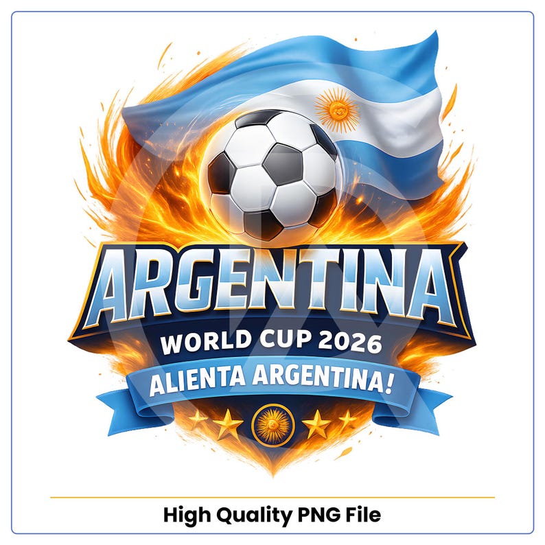 Argentina World Cup png, instant download
