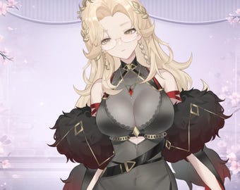 Live2D VTuber Model Female Avatar | Fully Rigged | VTube Studio Ready