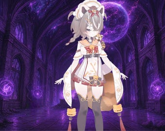 Live2D VTuber-model vrouwelijke avatar | Elegant animemeisje | Volledig gemonteerd en klaar voor VTube-studio
