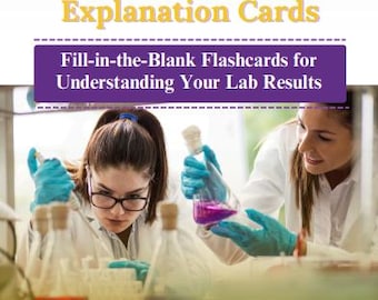 Lab Results Meaning Cards for Students & Patients