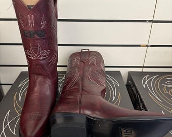 Vintage 80s Ariat Western Leather Boots - Size 9-9.5 - Etsy display picture 3