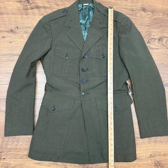 Service Alphas Jacket Vintage US Marine Corps Men 38R Military Service Alph… - Gem