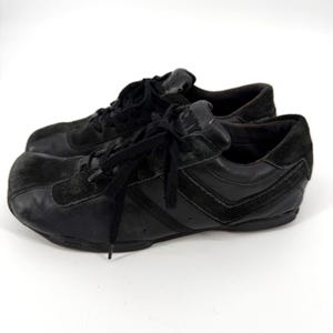 Y2k Leather Shoes - Etsy