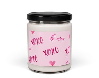 XOXO Valentine Soy Candle - Scented 9oz Gift