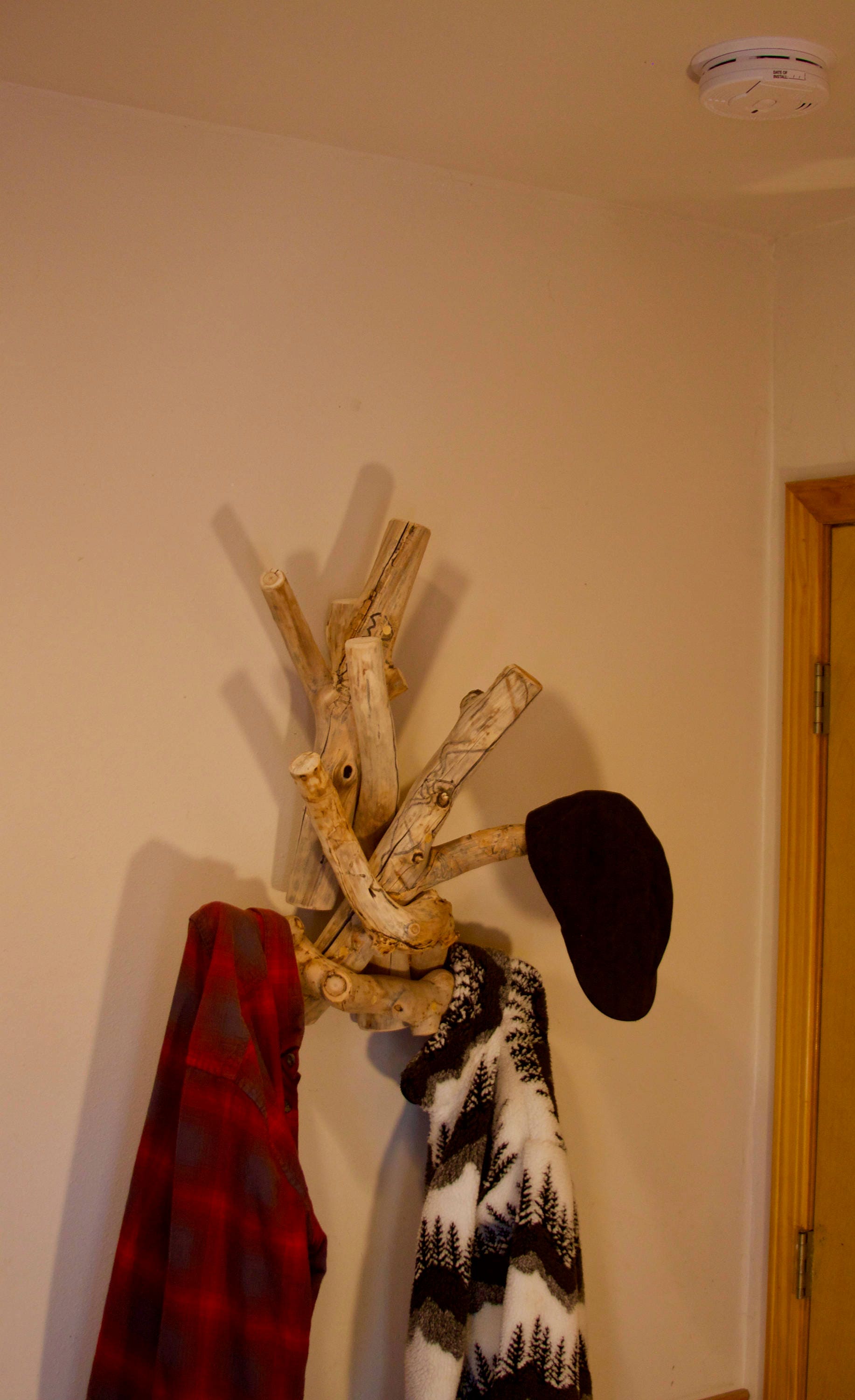 Branch Coat Tree Tree Sculpture Rustic Hat Rack Wood Wall Art Coat Rack