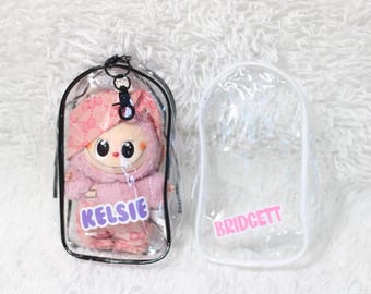 Personalized Keychain Doll Travel Case | Protective Display