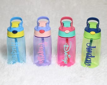 Gourde personnalisée pour enfants | Nom personnalisé sans BPA