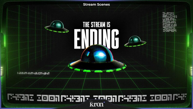 The Aliens Stream Overlay Pack, Animated Scenes, Alerts, Widgets ...
