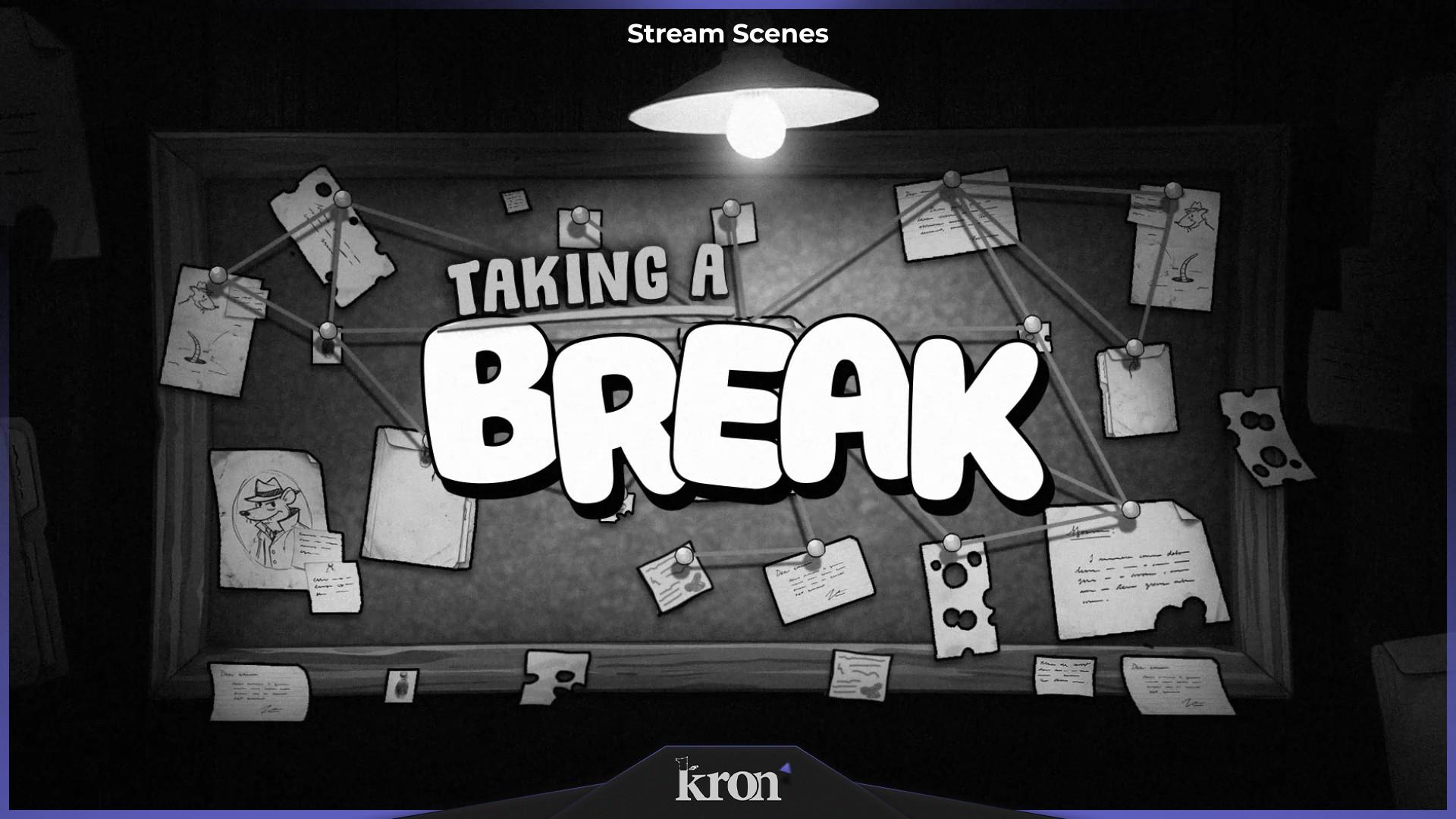 Mouse Detective Stream Overlay Pack, Animated Scenes, Alerts, Widgets ...