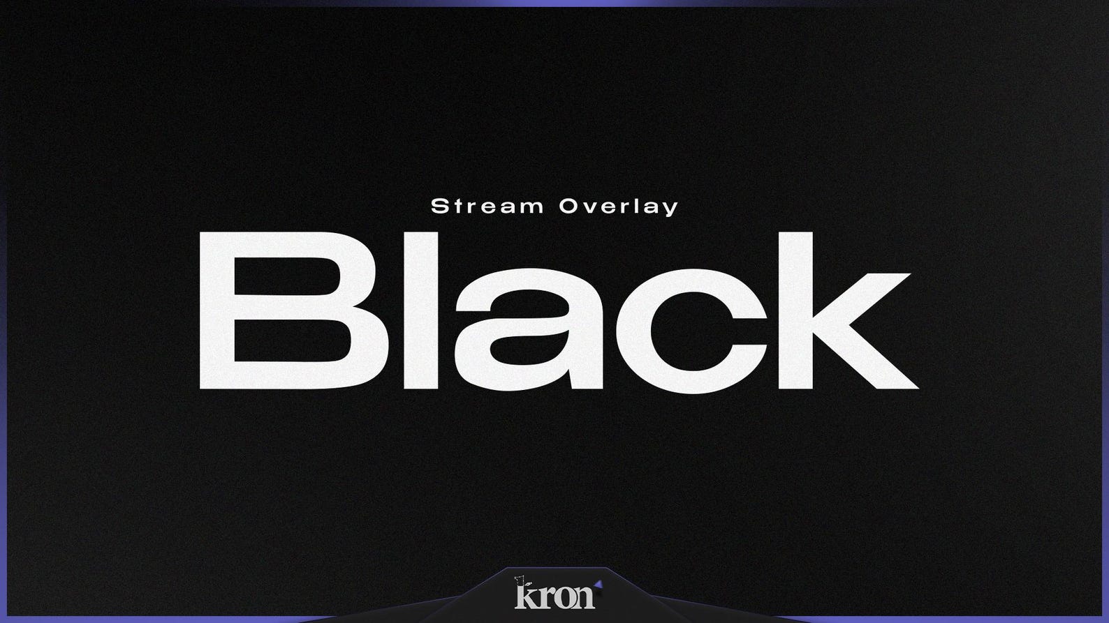 Black Stream Overlay Package, Animated Scenes, Alerts, Twitch Overlay ...