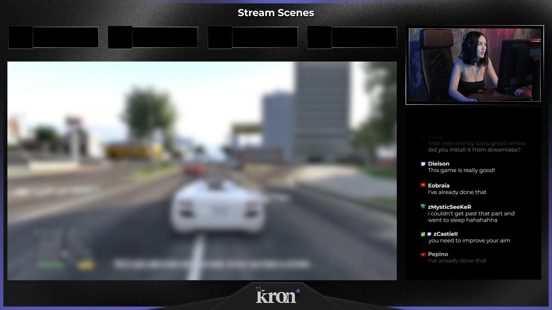 Scene Widget Back End Stream Overlay Pack, Animated Scenes, Alerts, Widgets, Twitch ...