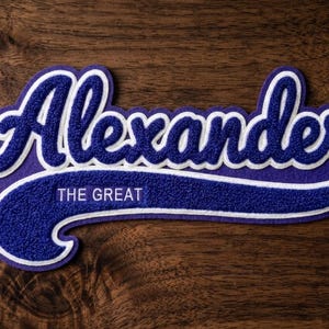 Anpassa chenillenamnlappar, personliga jack- och Letterman-lappar, anpassade chenillelappar, anpassad logotyp och Letterman-lappar