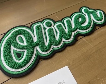 Personalizza toppe con nome in ciniglia, toppe personalizzate per giacche e college, toppe in ciniglia personalizzate, toppe con logo personalizzato e toppe per college