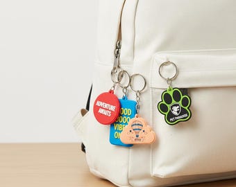 PVC Keychains | Personalized Business Logo Keychain | 2D & 3D Rubber Keyring