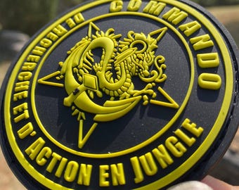 Patch PVC personnalisé - Patch moral tactique avec crochet - Caoutchouc 3D